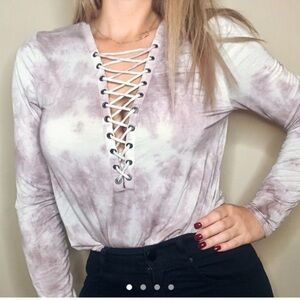 AMERICAN EAGLE TIE DYE LONG SLEEVE